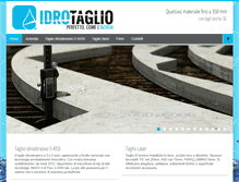 Tablet Screenshot of idrotaglio.com